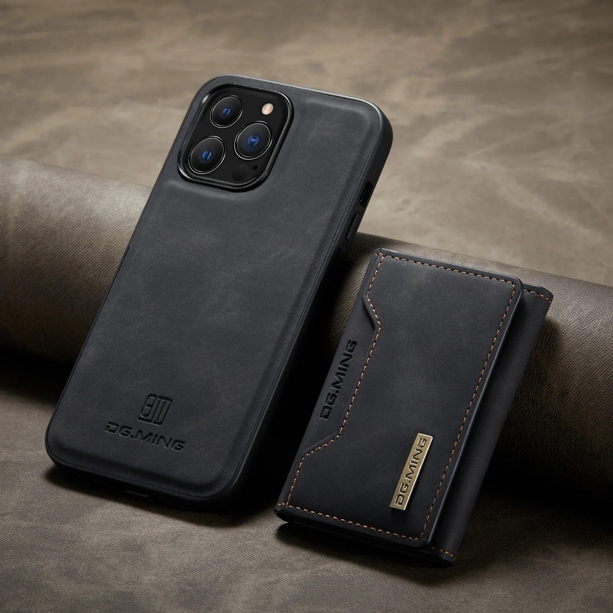 Hjemix | 2 i 1 avtakbar skinnlommebokdeksel for iPhone