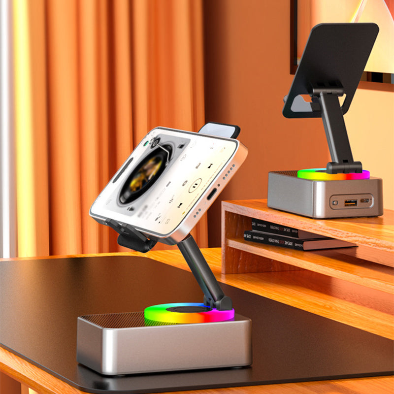 Hjemix | Telefonstativ med Bluetooth lydhøyttaler