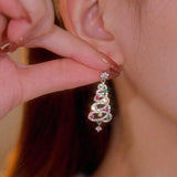 Hjemix | Skinnende juletre øredobber