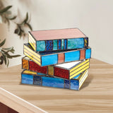Hjemix | Stained Glass Stack Books Lampe