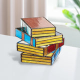 Hjemix | Stained Glass Stack Books Lampe