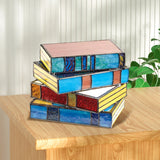 Hjemix | Stained Glass Stack Books Lampe