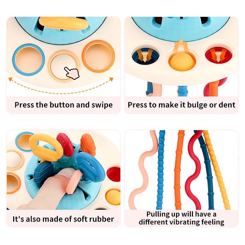 Hjemix | UFO Silikon Trekkleketøy