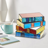 Hjemix | Stained Glass Stack Books Lampe