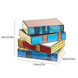 Hjemix | Stained Glass Stack Books Lampe