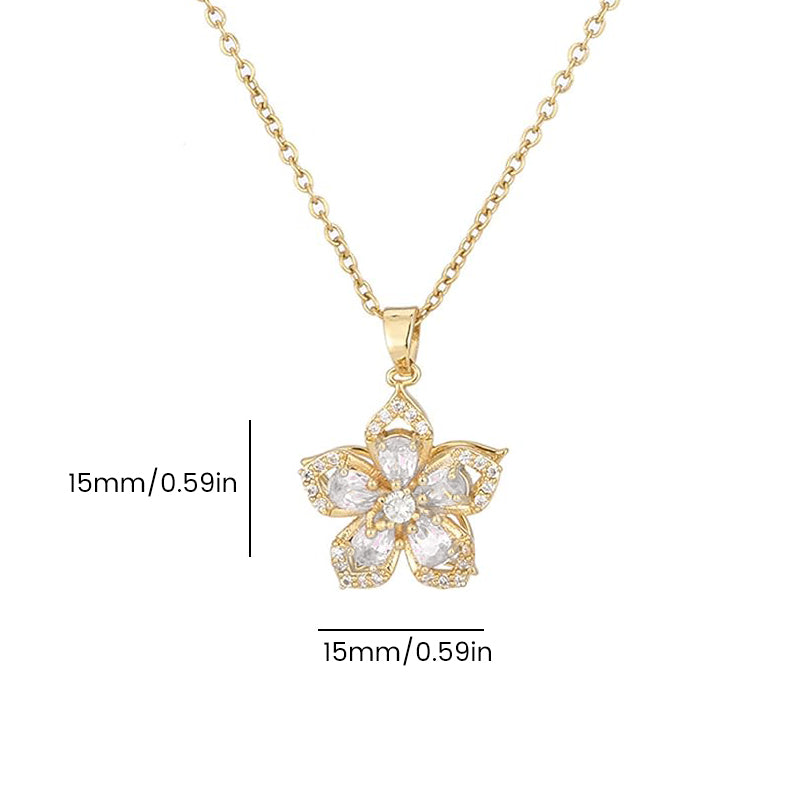 Hjemix | Rotating Bauhinia Necklace