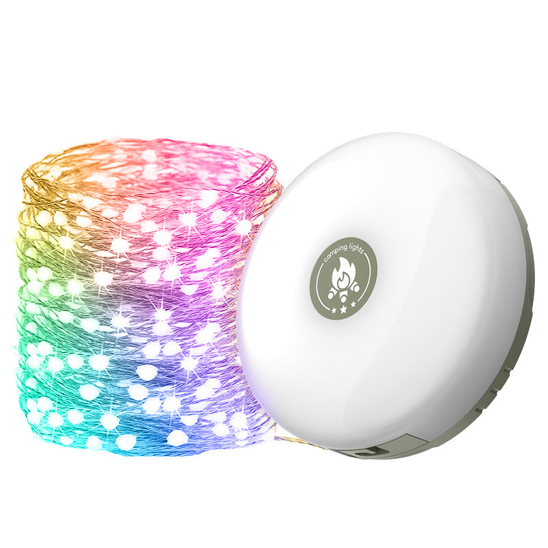 Hjemix | Utendørs vanntette bærbare sammenleggbare strenger lys