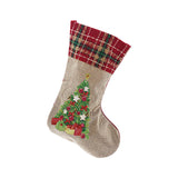 Hjemix | 5D Diamant Maleri Xmas Rhinestone Sokker Broderi Mosaique Gavepose