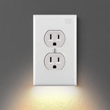 Hjemix | Outlet veggplate med LED nattlys