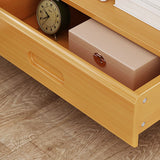 Hjemix | HanaCrate Japansk Nattbord | Solid Tre | 1 eller 3 Skuffer | Minimalistisk Design for Soverom