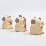 Garduru2024 Capybara Silikon Nattbordlampe | Myk og Barnevennlig | Perfekt Gave til Barn og Jenter