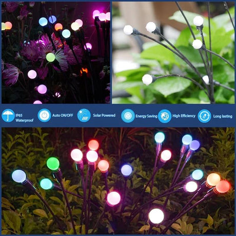 Hjemix | Solar Garden LED Firefly Plug Light