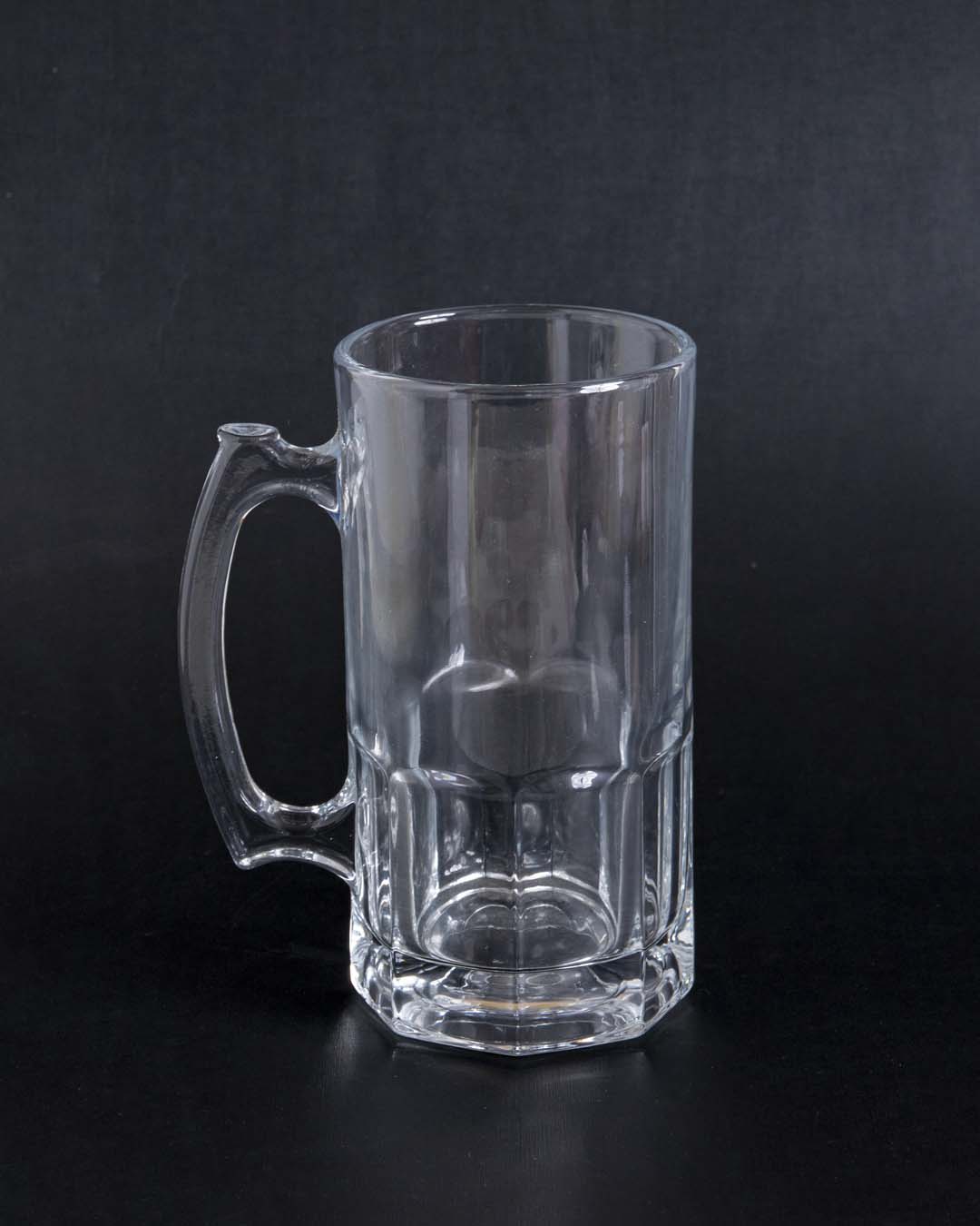 Hjemix | Giant Clear Glass Beer Mug