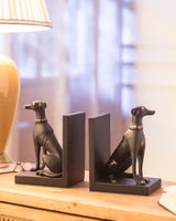 Hjemix | Vakthund Bokstøtte Sett - Svart