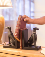 Hjemix | Vakthund Bokstøtte Sett - Svart