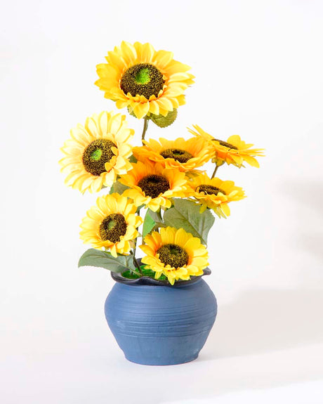 Hjemix | Solsikke Kunstig Blomsteroppsats