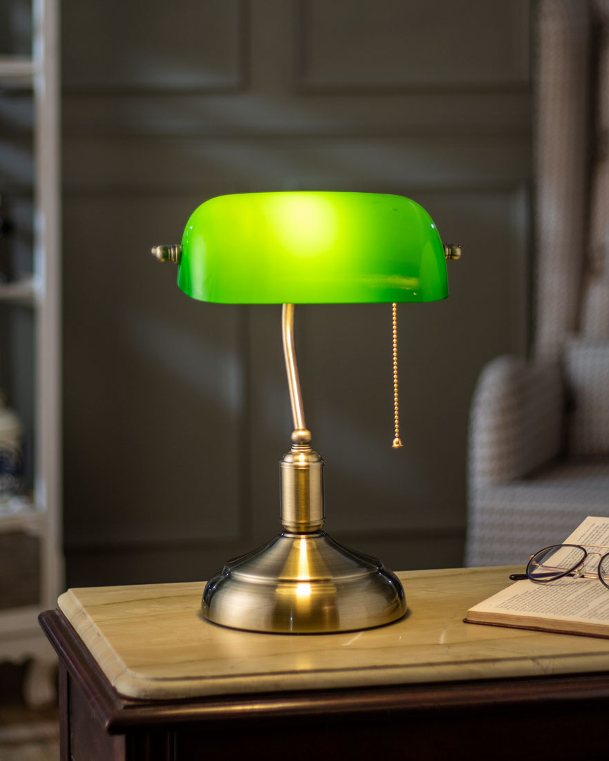 Hjemix | Klassisk Banker Lampe