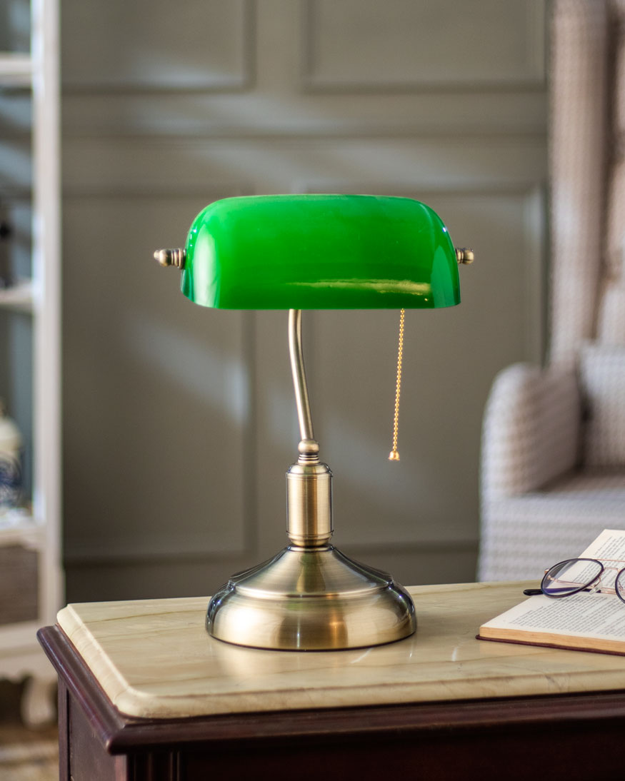 Hjemix | Klassisk Banker Lampe