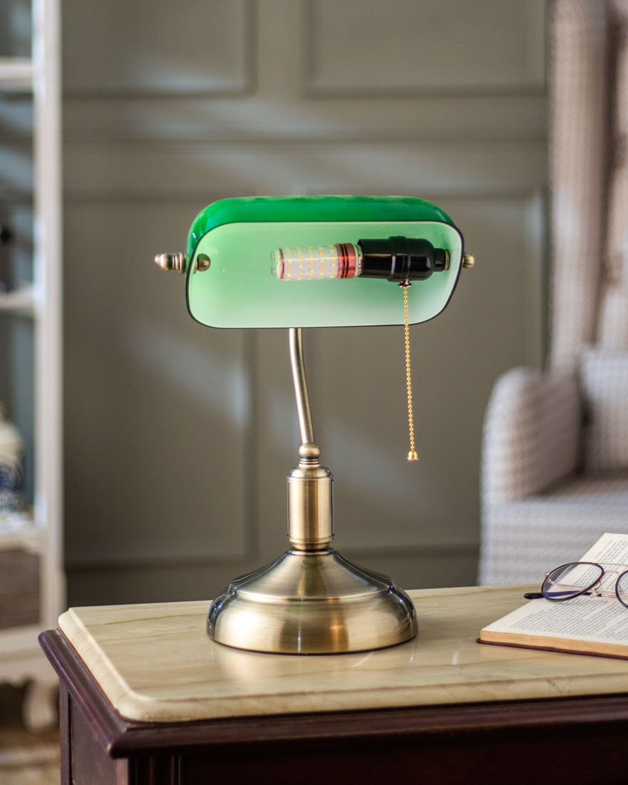 Hjemix | Klassisk Banker Lampe