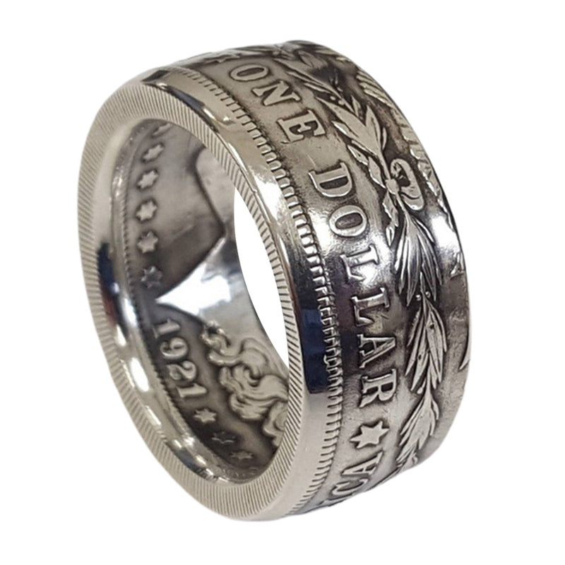 Hjemix | Morgan Silver Dollar Mynt Ring