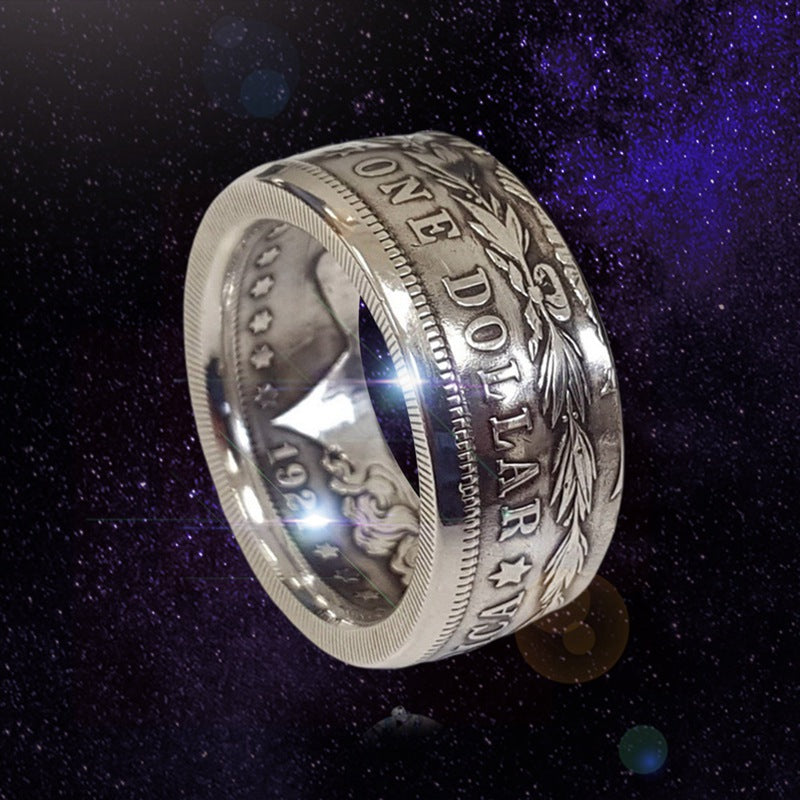 Hjemix | Morgan Silver Dollar Mynt Ring