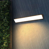 Hjemix | AquaBar Moderne LED Utendørs Vegglampe | Aluminium & Akryl | Holdbar & Vanntett | Varm Hvit | Ulike Størrelser