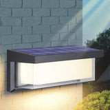 Hjemix | Moderne Minimalistisk Solrektangel PC LED Utendørs Vegglampe For Utendørs Patio