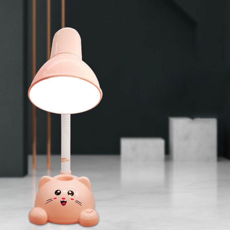 Hjemix | Moderne Tegneserie Katt Student Øyepleie LED Skrivebordslampe