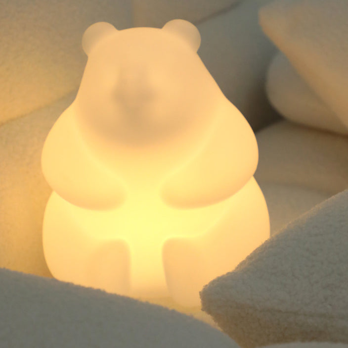 Hjemix | Moderne Kreativ Bjørn PE LED Bordlampe for Stuen