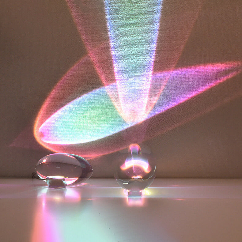Hjemix | Kreativ Krystallprojeksjon Engel Øyne LED Bordlampe