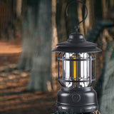 Hjemix | Moderne Industrielle Bærbare USB Oppladbare Campinglampe Hestelampe For Utendørs