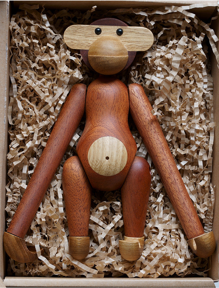 Hjemix | Cheeky Monkey Solid Wood Ornament