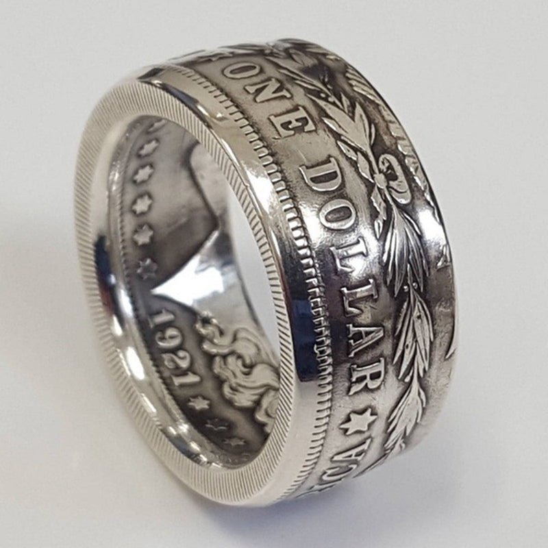 Hjemix | Morgan Silver Dollar Mynt Ring