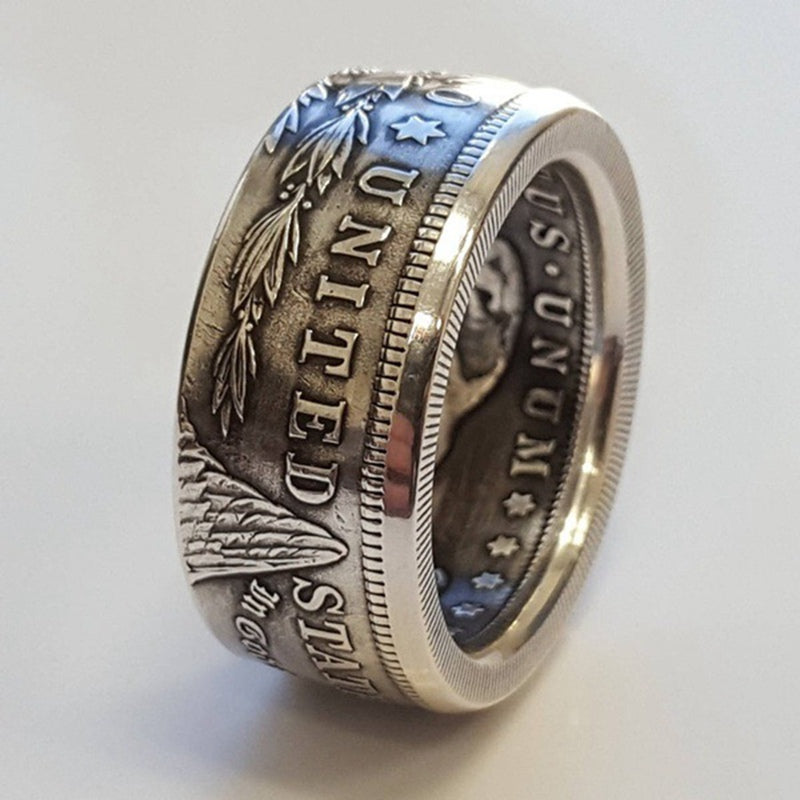 Hjemix | Morgan Silver Dollar Mynt Ring