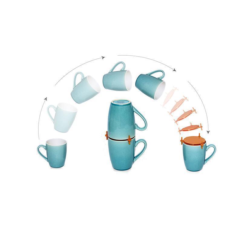 Hjemix | Kaffeetassestativ og lagring, (6-pakke)