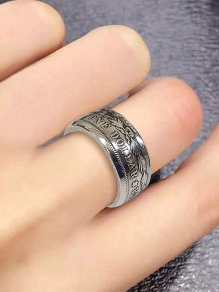 Hjemix | Morgan Silver Dollar Mynt Ring