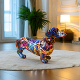 Hjemix | Graffiti Dachsund Skulptur