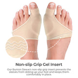 Hjemix | Hallux Valgus Korreksjonsapparat 2.0 – korrigerende støtte – smertelindring – komfortabel – veggklokke