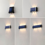 Hjemix | Modern Simplicity Solarlampe Vanntett Rektangulær ABS PMMA LED Vegglampe For Utendørs Patio