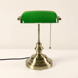 Hjemix | Retro Fargerik Glass Metallbase 1-Lys Zip Bordlampe