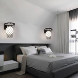 Hjemix | Slamora Barn Vegglampe | Basketballkurv Design | Glass & Metall | Art Deco Stil | Soveromslampe