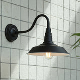 Hjemix | Noctura Klassisk Vegglampe | Vintage Design | Jernramme med Rund Glasskjerm | 1-Lys Spisestue Belysning