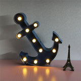 Hjemix | Skandinavisk moderne Båtanker ABS Batteri LED Vegglampe