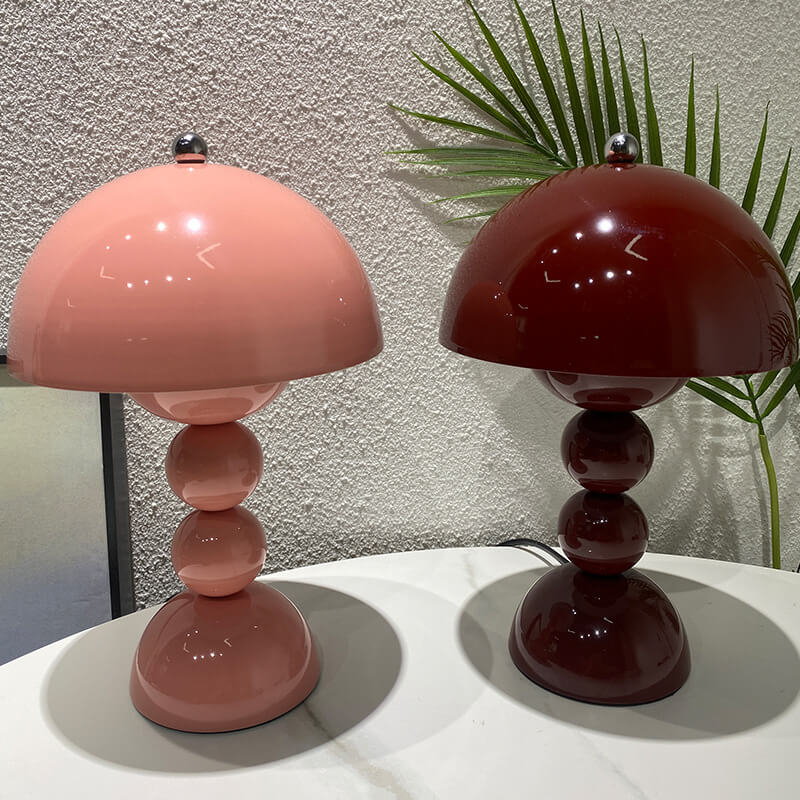 Hjemix | Moderne Luksus Bordlampe laget av Grønn Pumpkin Keramikk med 1 Lys – Ideell for Nattstue/Stue/Soverom/Kontor