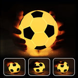 Hjemix | Kreativ Fotball Silikon LED Nattlys USB Lading Bordlampe