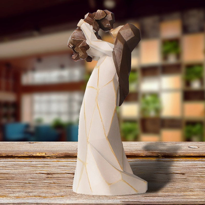 Hjemix | Engelen av vennskap hund monument figur figurine