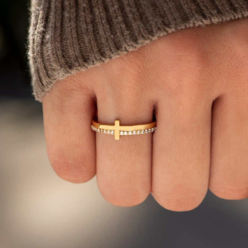 Hjemix | Never Quit Cross Ring