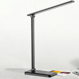 Hjemix | Minimalistisk Intelligent Firkanthåndtak Sammenleggbart USB LED Skrivebordslampe
