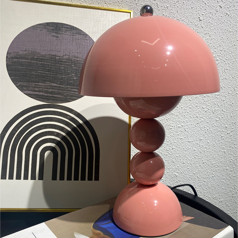 Hjemix | Moderne Luksus Bordlampe laget av Grønn Pumpkin Keramikk med 1 Lys – Ideell for Nattstue/Stue/Soverom/Kontor