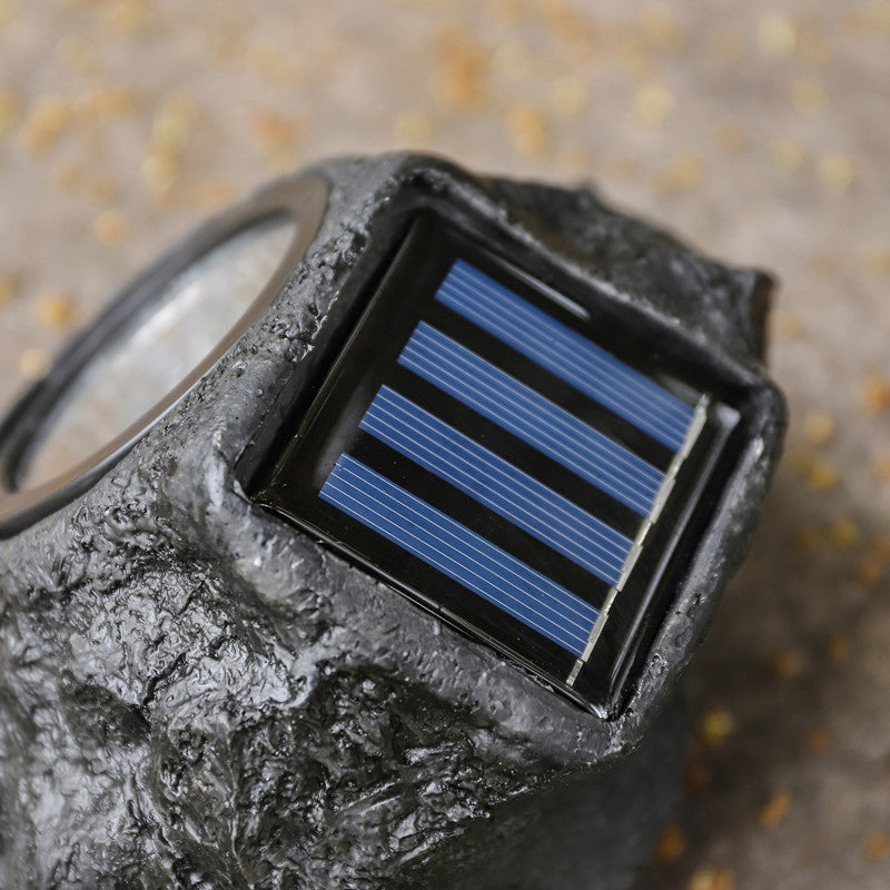 Hjemix | Solar Utendørs Gress Dekorative Stein Lys